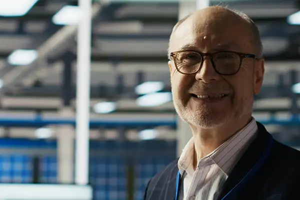 Empresário, satisfeito, Revolução Longevidade