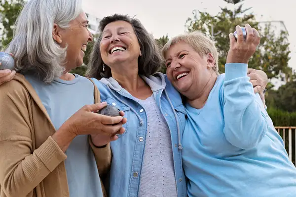 Longevidade, é estar com seus amigos